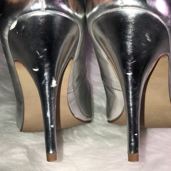 Silver Apt9 closes toe pumps - Picture 4 of 4